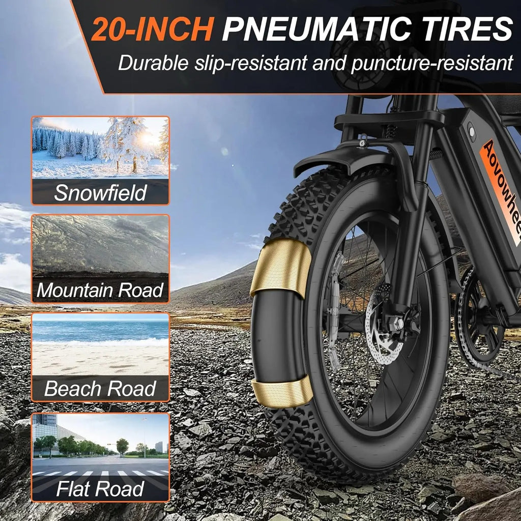 2026/1500W Elelctice Fat Tire Bike
