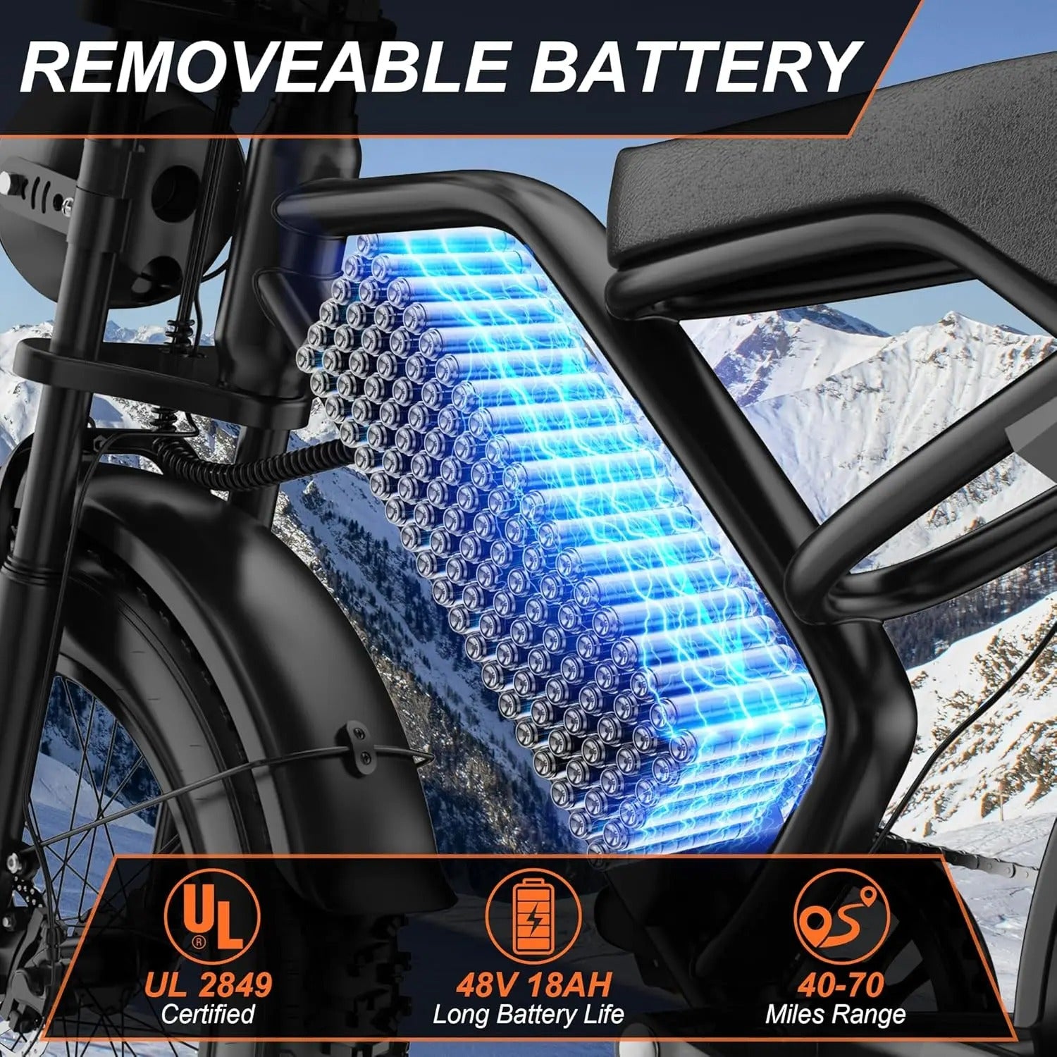 2026/1500W Elelctice Fat Tire Bike
