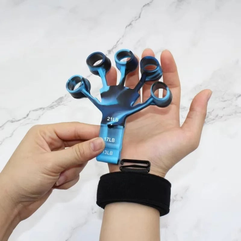 Finger Gripper & Hand Strengthener – 6-Level Resistance Finger Exerciser for Grip Strength, Guitar & Hand Recovery