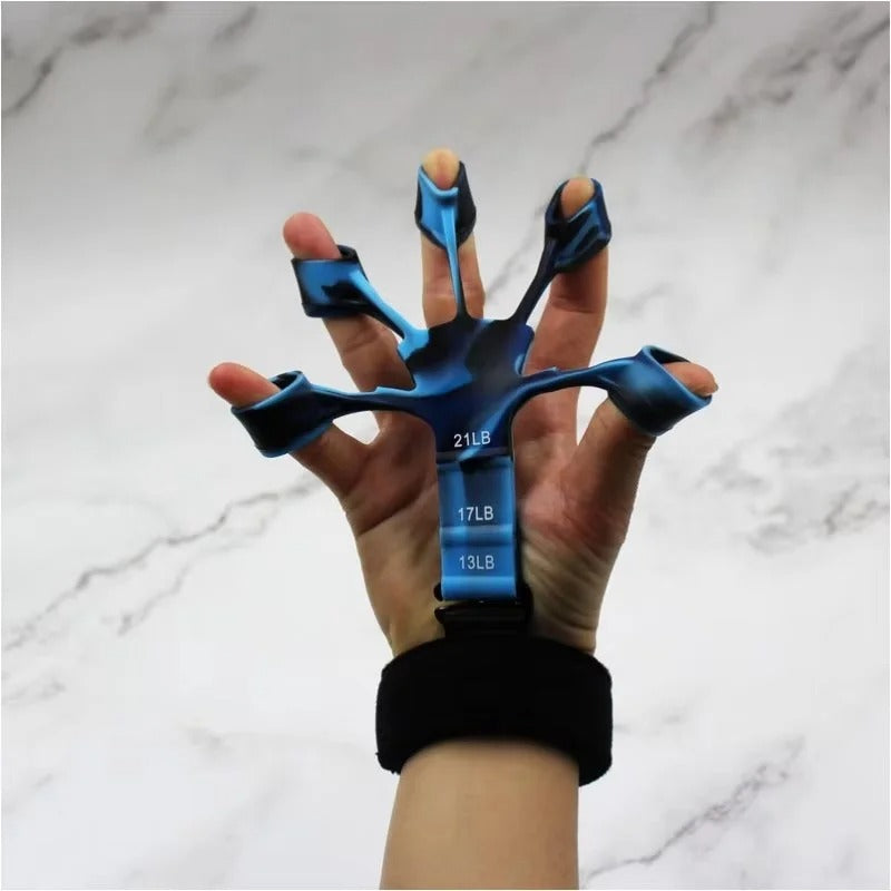 Finger Gripper & Hand Strengthener – 6-Level Resistance Finger Exerciser for Grip Strength, Guitar & Hand Recovery